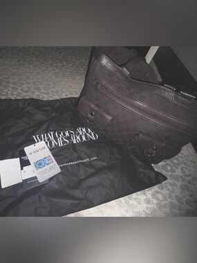 Gucci Chocolate Brown GG Cargo Shoulder Tote Bag - With authentication / dustbag